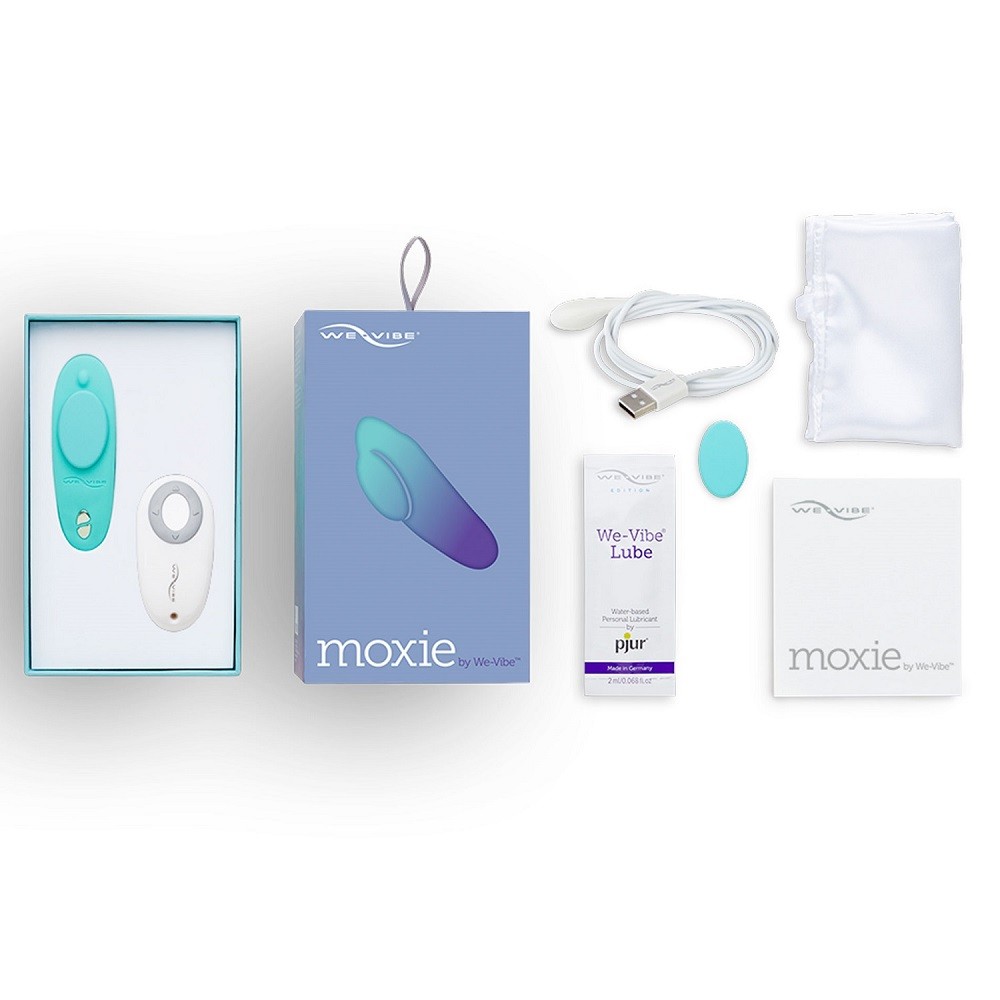 Клиторальный вибратор We-Vibe Moxie Aqua (SNXMSG5) - купить в секс-шопе  Incognito