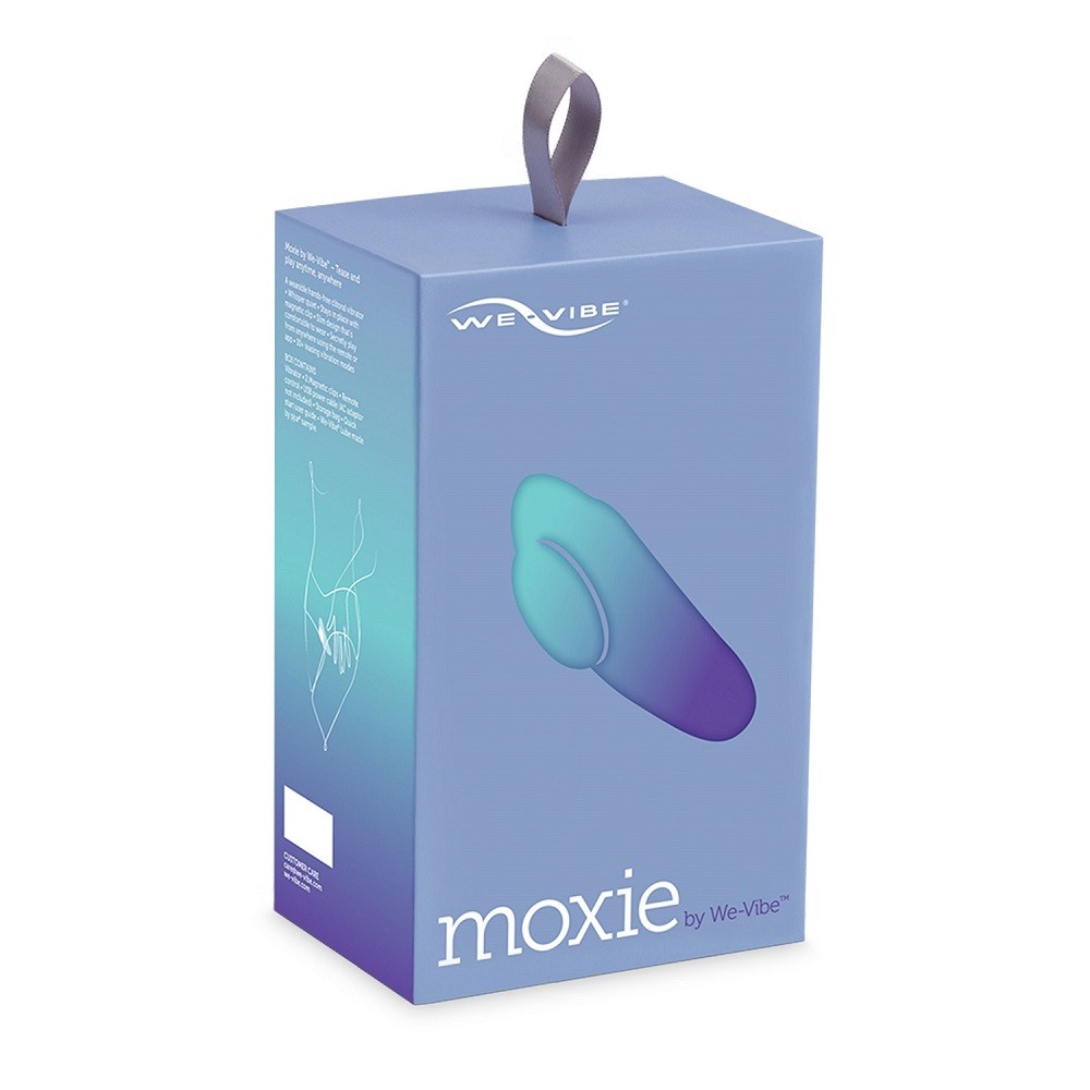 Клиторальный вибратор We-Vibe Moxie Aqua (SNXMSG5) - купить в секс-шопе  Incognito