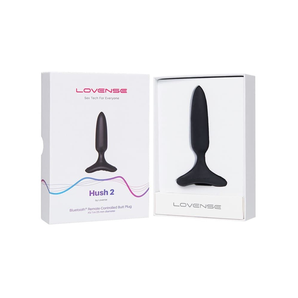 LE-33 Анальная вибропробка Lovense Hush 2, XS (LE-33) - купить в секс-шопе  Incognito