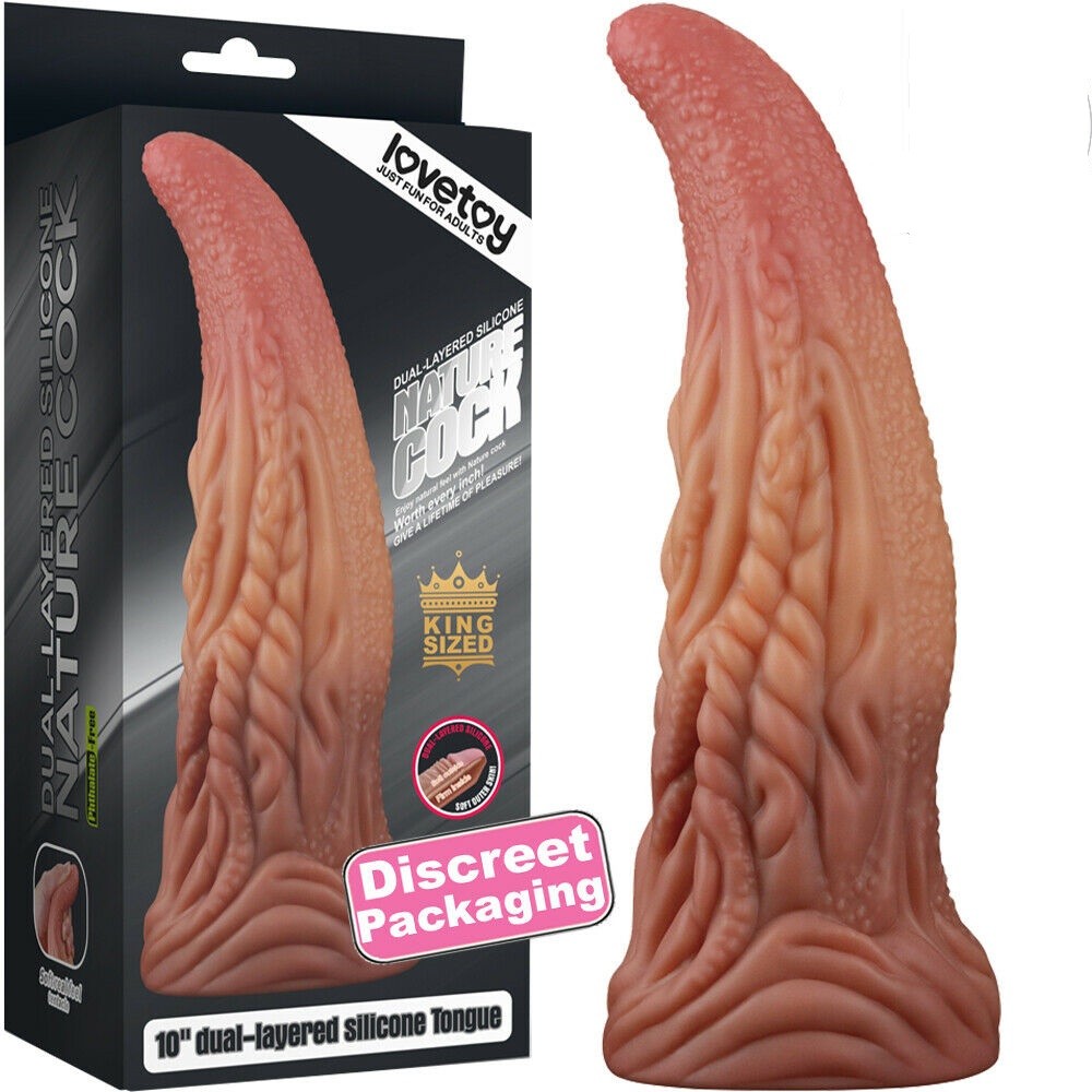 Фаллоимитатор гигантский язык Platinum Silicone Tongue 10