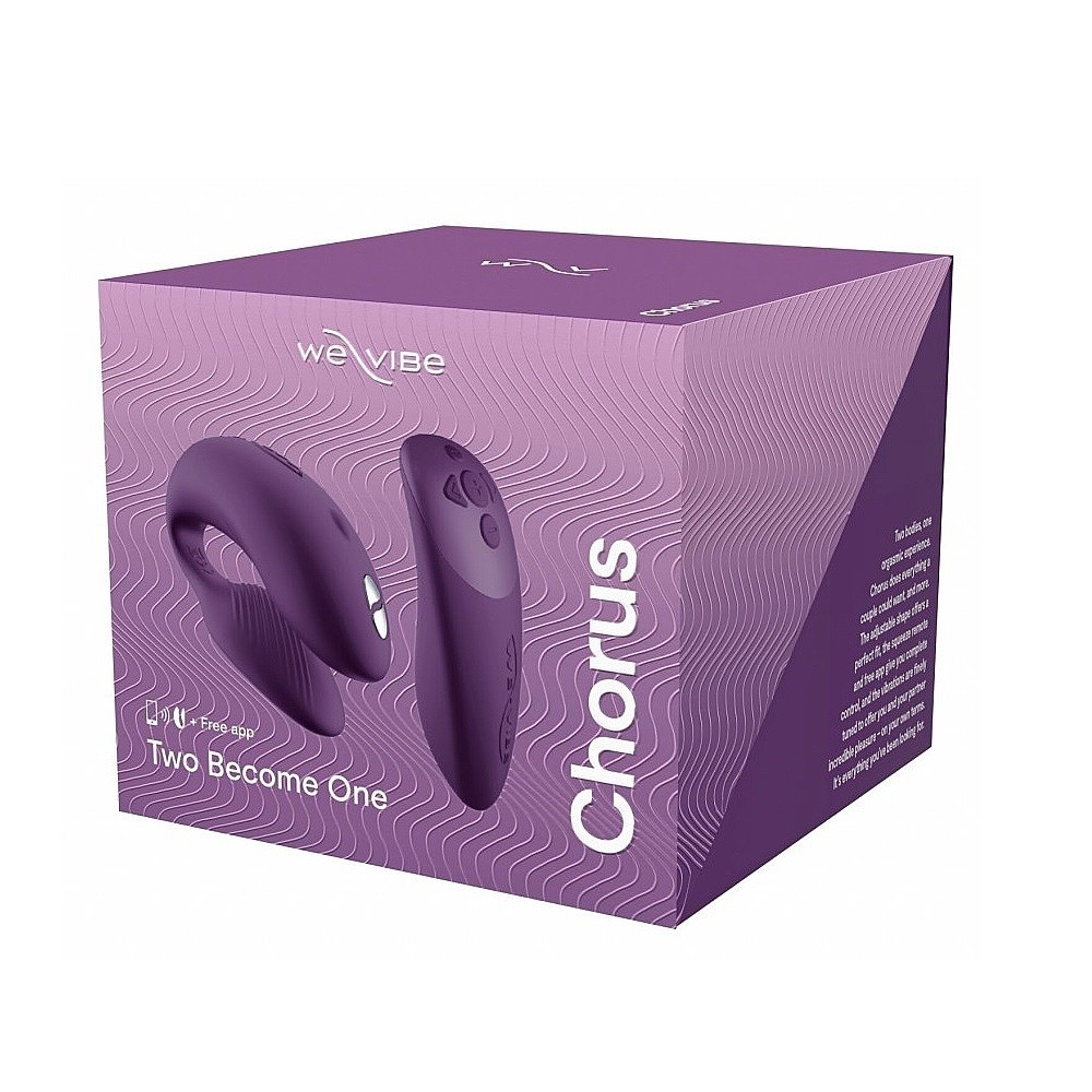 Сенсорный вибромассажер для пар We-Vibe Chorus Purple (SNHRSG4) - купить в  секс-шопе Incognito