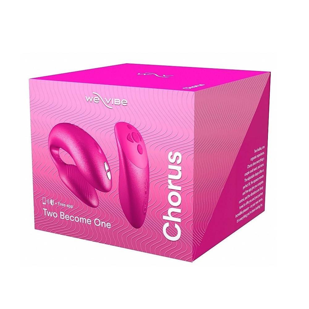 Сенсорный вибромассажер для пар We-Vibe Chorus Pink (SNHRSG3) - купить в  секс-шопе Incognito