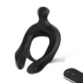 Эрекционное кольцо с массажем мошонки "DOT Ring-RCT" с пультом 