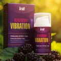Возбуждающий гель с эффектом вибрации Vibration! Blackberry, 15 мл 