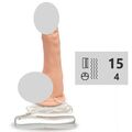 Фаллоимитатор Биокожа с вибрацией и выносным пультом 