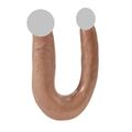 Двойной фаллоимитатор 5" U-Shaped Small Double Trouble Sunburnt 