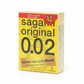 Презервативы полиуретановые Sagami 0.02 XL-Size, 3 шт 