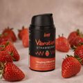 Возбуждающий гель с эффектом вибрации Vibration! Strawberry, 15 мл 