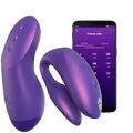 Вибромассажер для пар We-Vibe Chorus Pro фиолетовый с приложением и пультом 