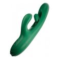 Инновационный вибратор кролик Zenora, зеленый 
