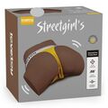 Мастурбатор вагина-анус с голосом StreetGirl`s, коричневый 