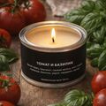Свеча в металлической банке «Томат и базилик», 120 мл 