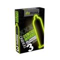 Презервативы светящиеся Domino Neon Green, 3 шт 