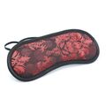 Маска на глаза чёрно-красная 