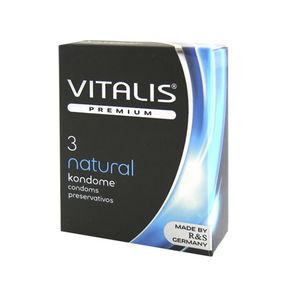 Презервативы классические Vitalis Natural, 3 шт 