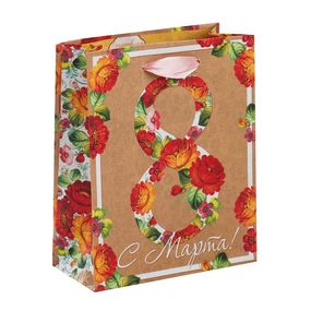 Пакет «Цветочная феерия», 23 × 27 × 8 см 
