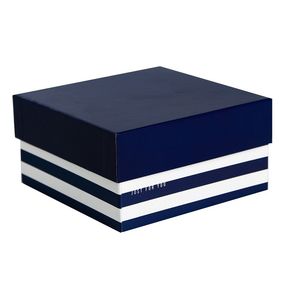 Коробка квадратная «Полоска» 14 × 14 × 7,5 см 