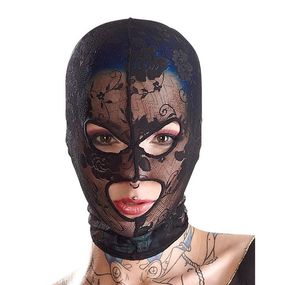 Кружевной шлем с отверстиями Mask Lace by Bad Kitty 