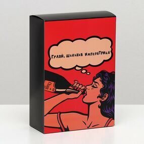 Коробка складная «Гуляй шальная», 16 × 23 × 7,5 см 