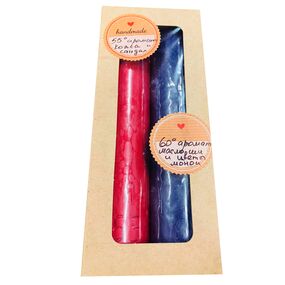 Свечи для wax-play, 2 шт в упаковке, 55+60 градусов 