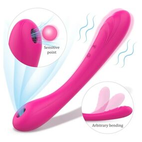 Вибромассажёр 2 в 1 Charming, pink, Цвет: Розовый 