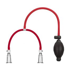 Вакуумная помпа для сосков LuvPump Red, Цвет: Красный 