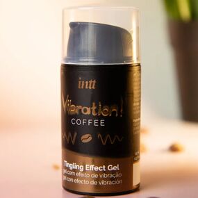 Возбуждающий гель с эффектом вибрации Vibration! Coffee, 15 мл 