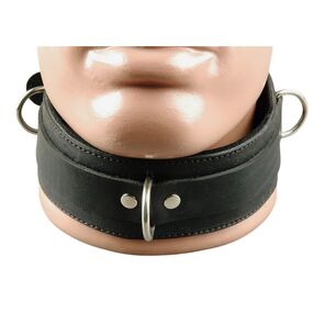 Ошейник «ХХХ», подшитый, кожа 