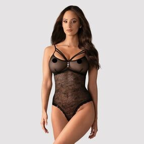 Боди "818-TED-1", S/M, Размер: S/M, Цвет: Чёрный 