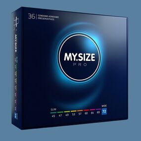 Презервативы увеличенного размера MY.SIZE pro 72, 36 шт 