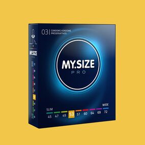 Презервативы классические MY.SIZE 53, 3 шт 