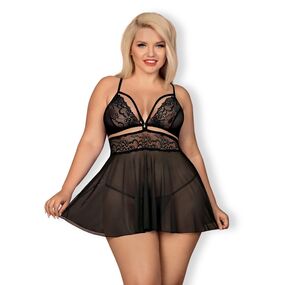 Сорочка "838-BAB-1" Black, XXL, Размер: XXL, Цвет: Чёрный 