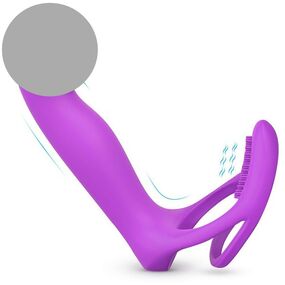 Насадка для двойного проникновения Lorna Purple, Цвет: Фиолетовый 