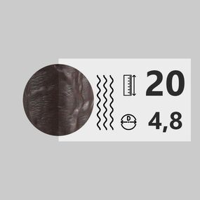 Вибратор с ротацией и пультом управления Nature Cock 8" Black 