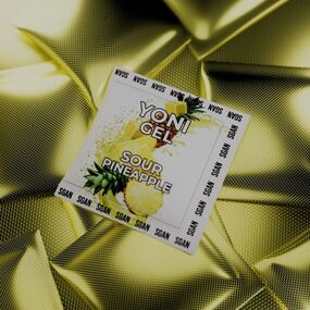 Саше Лубрикант для орального секса SGAN YONI GEL со вкусом кислого ананаса, 5 мл 