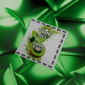 Саше Лубрикант для орального секса SGAN YONI GEL со вкусом кислого киви, 5 мл 