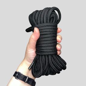 Верёвка хлопковая чёрная, 10 м 