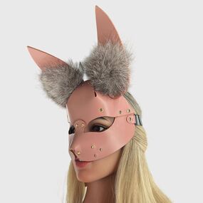 Маска розовая Sitabella «Заяц», Цвет: Розовый 
