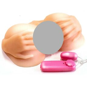 Мастурбатор вагина-анус с вибрацией Love Toy №2 