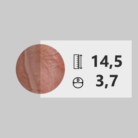 Фаллоимитатор Nature Brown Cock 7.5" 