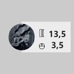 Фаллоимитатор Martin-S Black, Цвет: Чёрный 