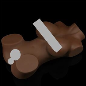 Мини-торс мастурбатор Streetgirl's №5 Black, Цвет: Коричневый 