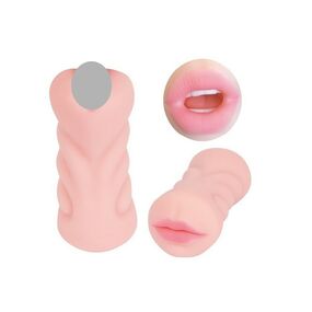 Мастурбатор вагина и рот с зубками 