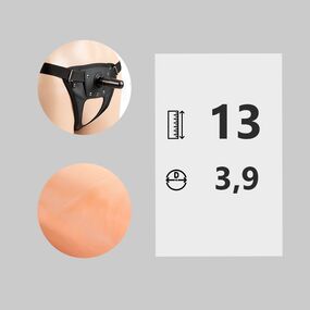 Фаллоимитатор с поясом Harness Realistic №281703 