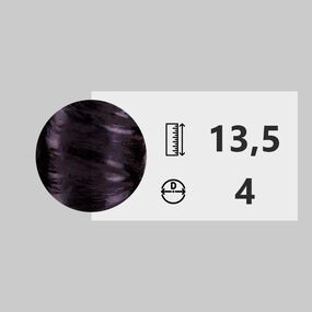 Фаллоимитатор на присоске №401400, Цвет: Чёрный 