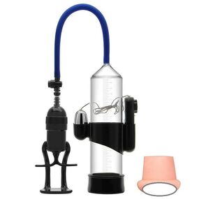 Вакуумная помпа с выносным пультом Penis Pump с вибрацией 