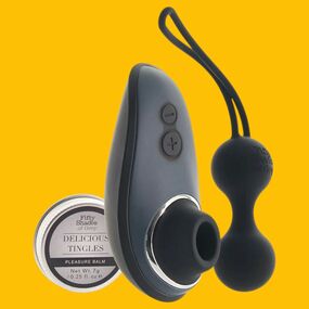 Уценка. ⚠️ Набор Desire Blooms, Womanizer & Fifty Shades of Grey 