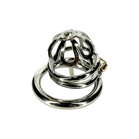 Мужской пояс верности со встроенным замком, металл, M 