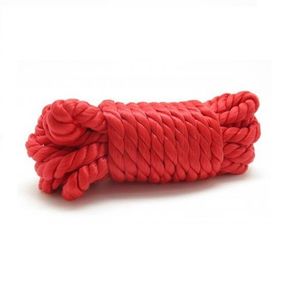 Верёвка красная нейлоновая, 10 м, Цвет: Красный 