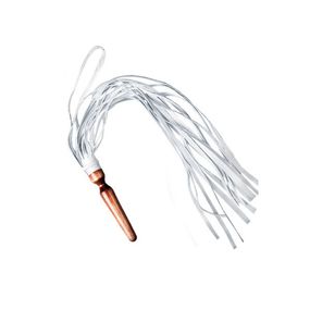 Плеть «Комета», кожа/дерево, 60 см, Цвет: Белый 